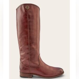 Frye Melissa Button- Tall Riding dark brown mahogany color- women’s size 7.5